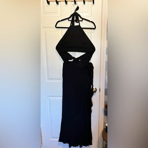 Free people Tie-around Halter Dress